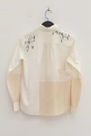 AVIVA JIFEI XUE Ancient Constellation Embroidered Patchwork White Shirt S22-ELSS